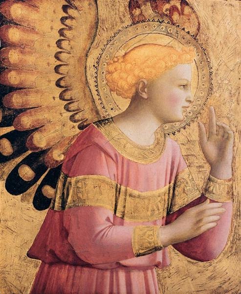 Archangel Gabriel — Fra Angelico's Annunciation, a masterwork of sacred art and divine presence